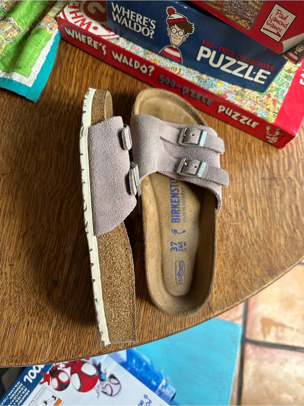 Birkenstock suede soft footbed, 37 6.5/7 In great preowned condition. - Picture 3 of 5
